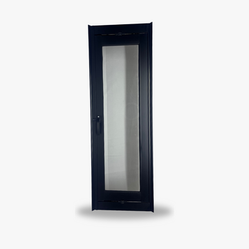 Vitrô Pivotante Preto Vertical Linha 25