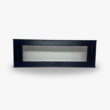 Vitrô Pivotante Preto Horizontal Linha 25