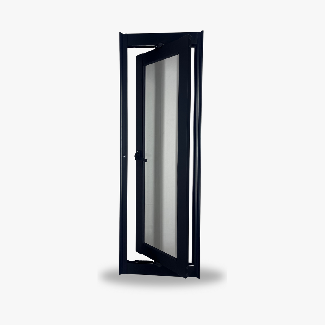 Vitrô Pivotante Preto Vertical Linha 25
