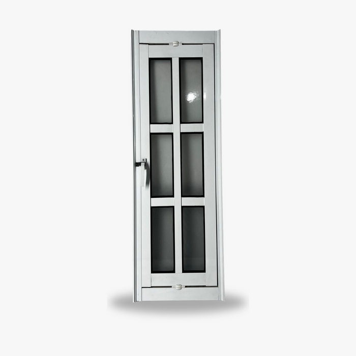 Vitrô Capelinha 6 Vidros Vertical Branca Linha 25