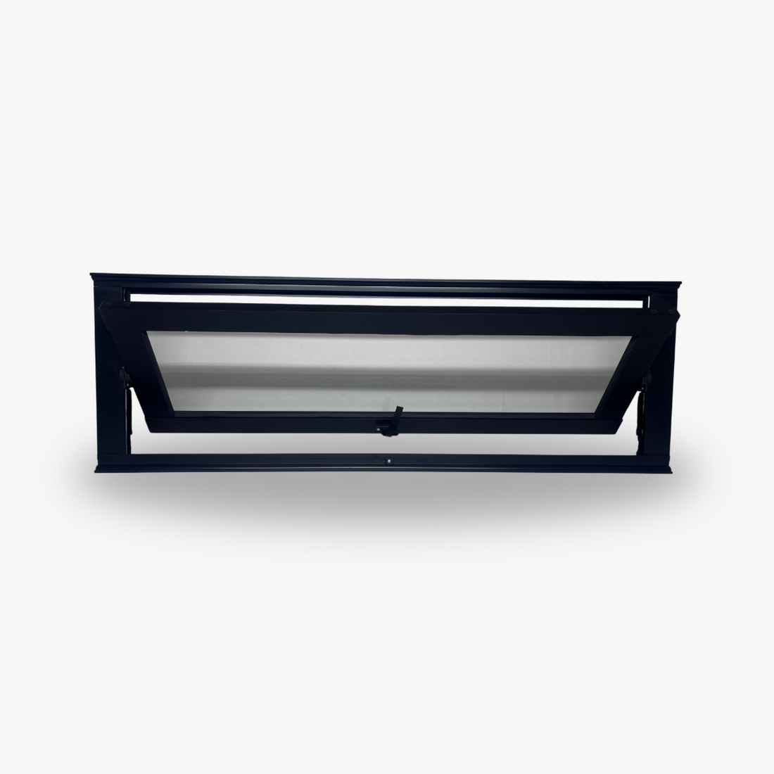 Vitrô Pivotante Preto Horizontal Linha 25
