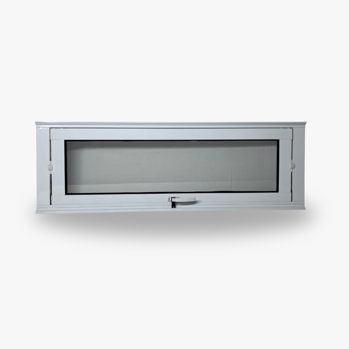 Vitrô Pivotante Branco Horizontal  Linha 25