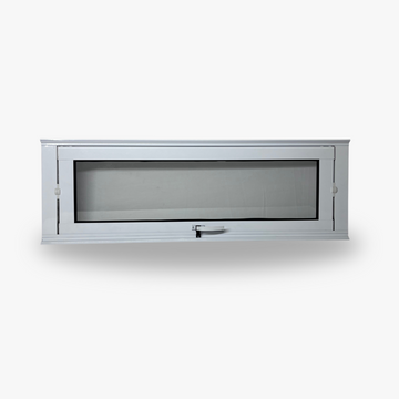 Vitrô Pivotante Branco Horizontal  Linha 25