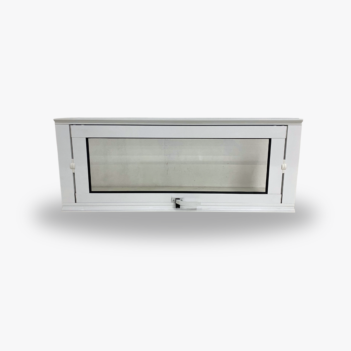Vitrô Pivotante Branco Horizontal  Linha 25