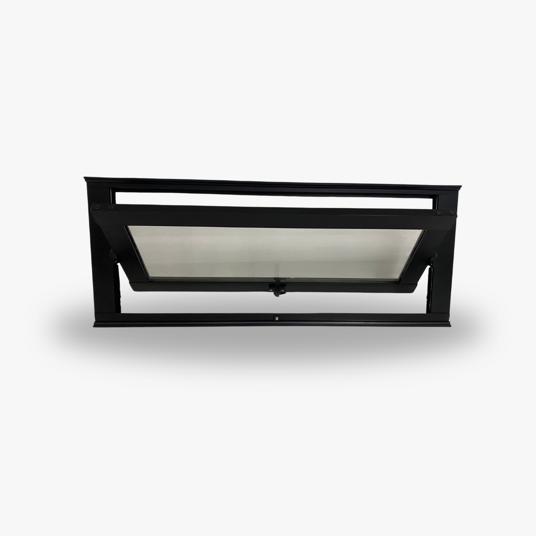 Vitrô Pivotante Preto Horizontal Linha 25