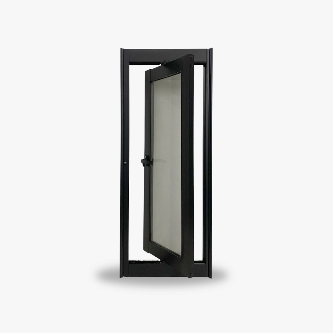 Vitrô Pivotante Preto Vertical Linha 25